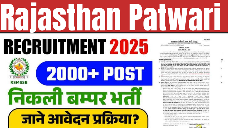 Rajasthan Patwari Vacancy 2025